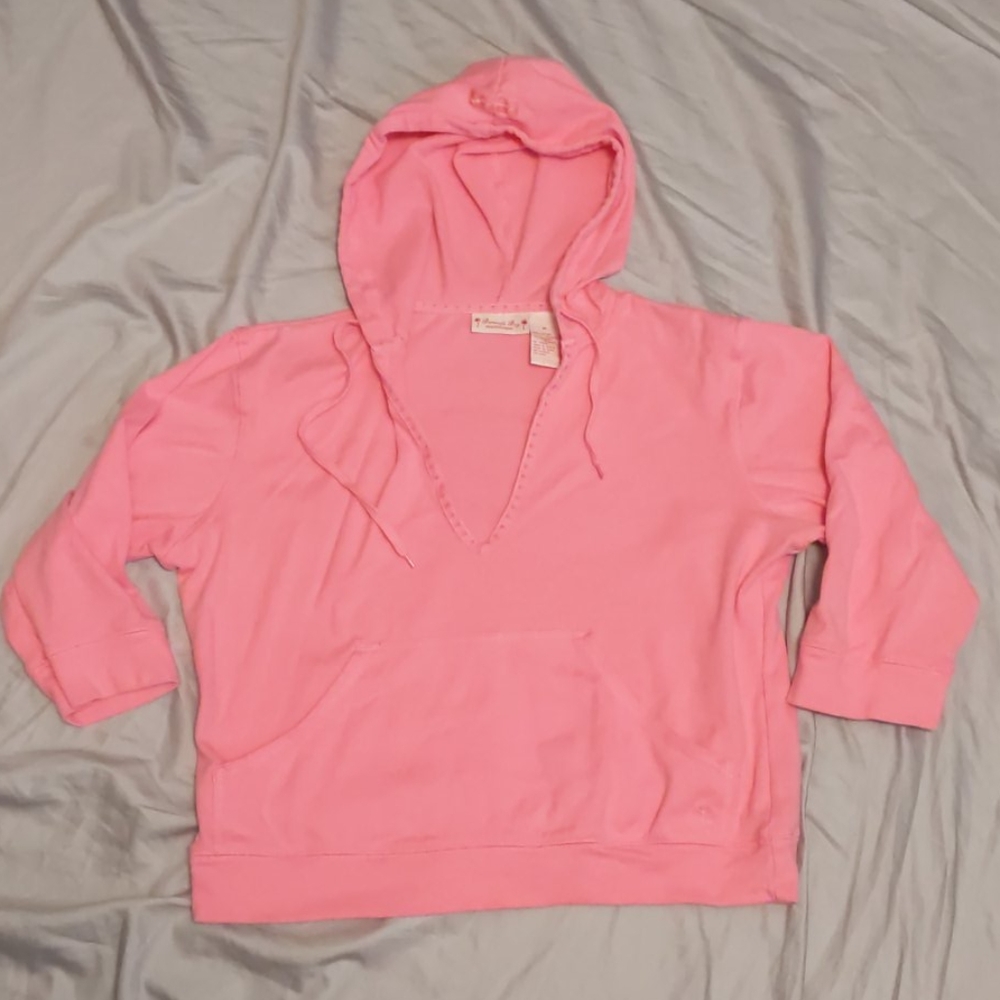 Vtg. Bermuda Bay Cropped Hoodie